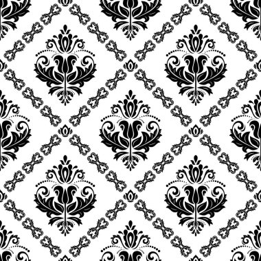 Dikişsiz damask vektör arka plan