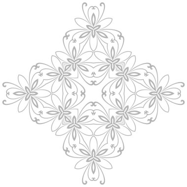 Doğulu Soyut Vektör Deseni