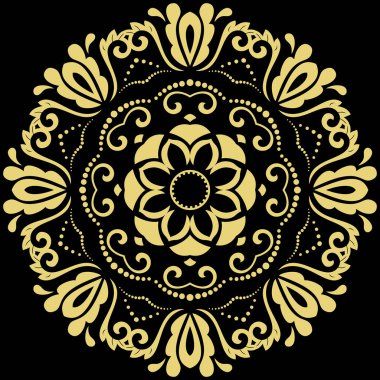 Klasik Biçimli Zarif Vektör Süslemesi