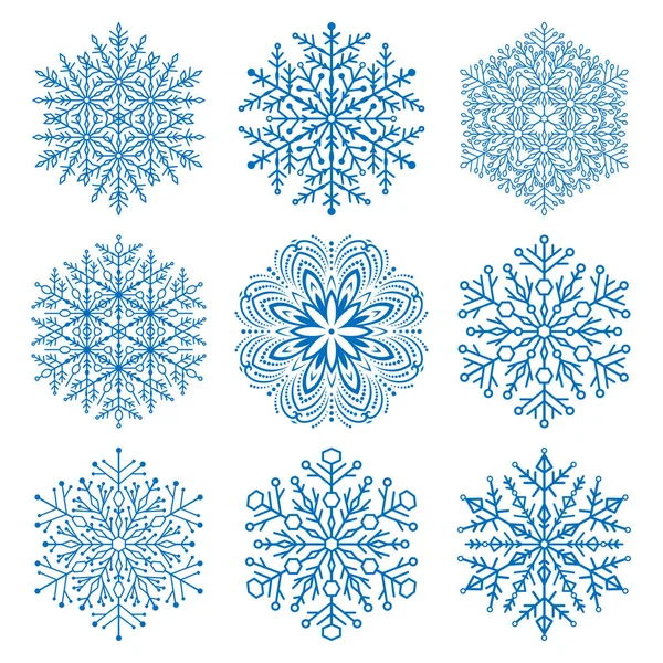 Set of Snowflakes — Stock Photo, Image