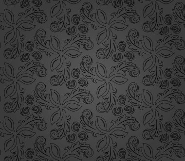 Çiçeksiz Kusursuz Vektör Deseni