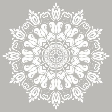 Doğulu Soyut Vektör Deseni