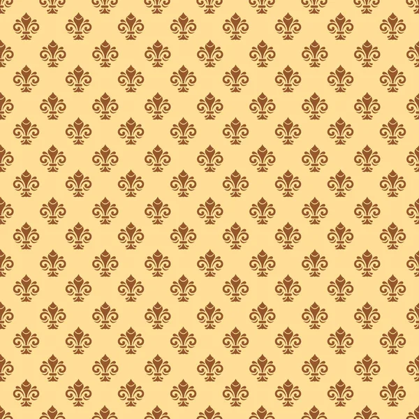 Royal Lily ile sorunsuz vektör desen