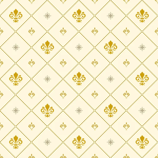 Royal Lily ile sorunsuz vektör desen