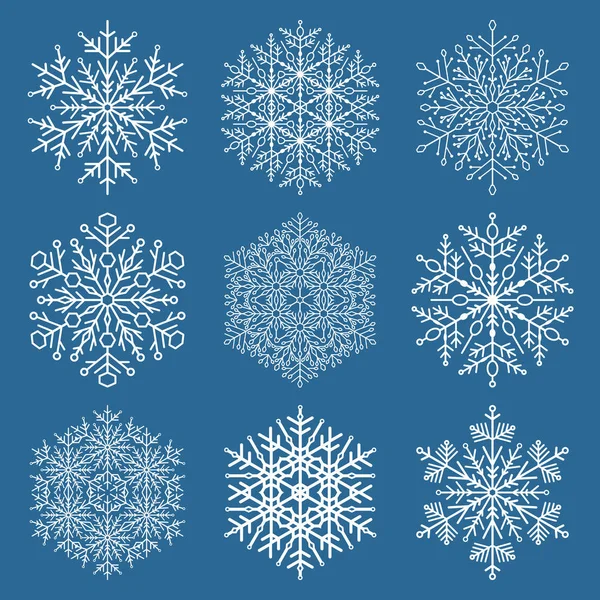 Set of Snowflakes — Stock Photo, Image