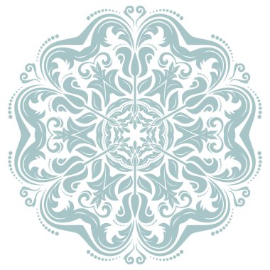 Doğulu Soyut Vektör Deseni