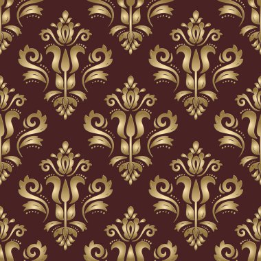 3B elementlerle Kusursuz Vektör Doğulu Desen