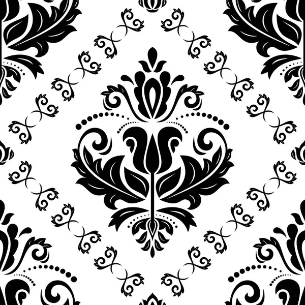 Damask Seamless Vector Background — Stock Vector