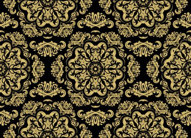 damasko sorunsuz vektör arka plan