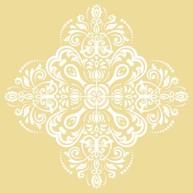 Klasik Biçimli Zarif Vektör Süslemesi