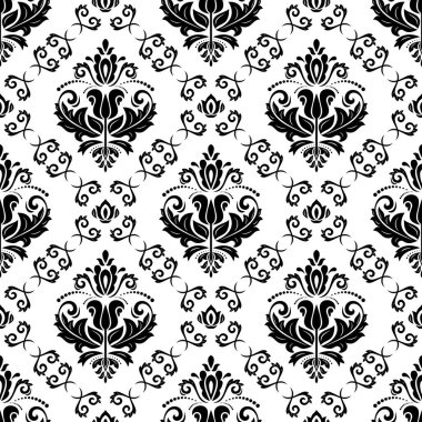 damasko sorunsuz vektör arka plan