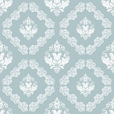 damasko sorunsuz vektör arka plan