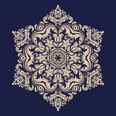 Doğulu Soyut Vektör Deseni