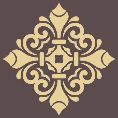 Klasik Biçimli Zarif Vektör Süslemesi