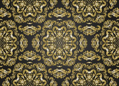 damasko sorunsuz vektör arka plan