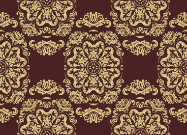 damasko sorunsuz vektör arka plan