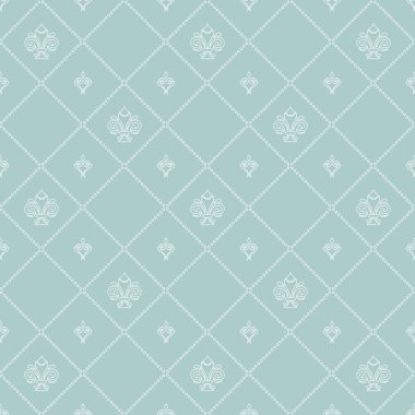 Royal Lily ile sorunsuz vektör desen