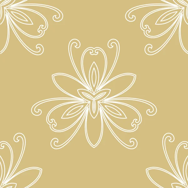 Vectorielle continue Fine floral Pattern — Image vectorielle