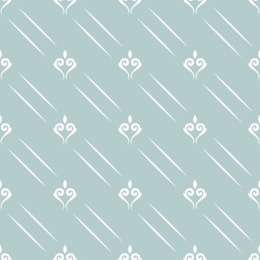 Royal Lily ile sorunsuz vektör desen