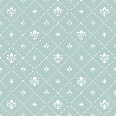 Royal Lily ile sorunsuz vektör desen