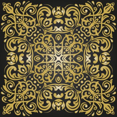 Doğulu Soyut Vektör Deseni