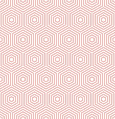 Altıgenli Kusursuz Soyut Vektör Deseni