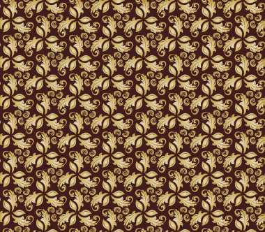 Çiçeksiz Kusursuz Vektör Deseni