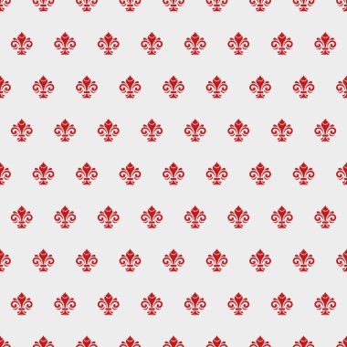 Royal Lily ile sorunsuz vektör desen