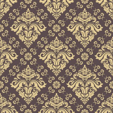 damasko sorunsuz vektör arka plan