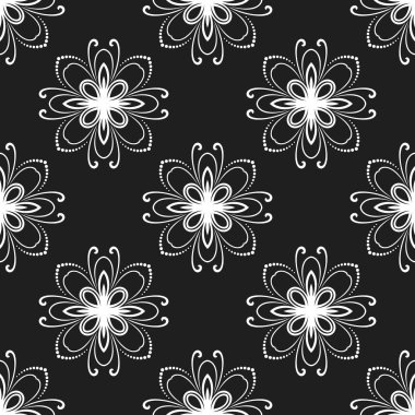 Çiçeksiz Kusursuz Vektör Deseni