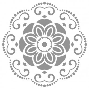 Çiçek Vektörü Soyut Deseni