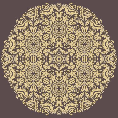 Doğulu Soyut Vektör Deseni