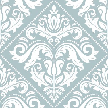 damasko sorunsuz vektör arka plan