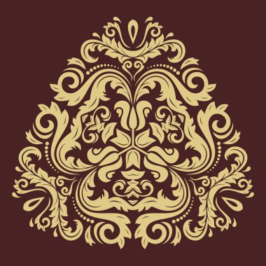 Doğulu Soyut Vektör Deseni