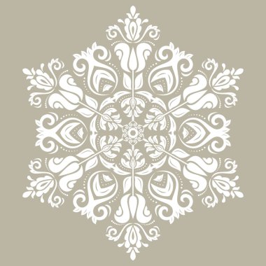 Doğulu Soyut Vektör Deseni