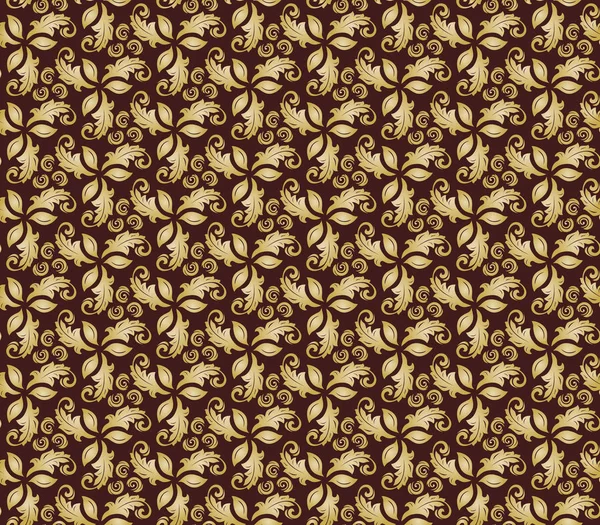 Vectorielle continue Fine floral Pattern — Image vectorielle