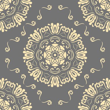 Çiçeksiz Kusursuz Vektör Deseni