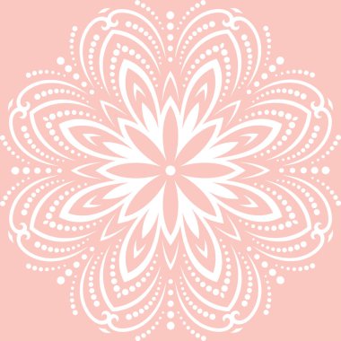 Doğulu Soyut Vektör Deseni