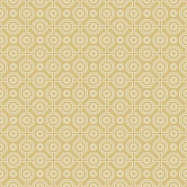 Sekizgenli Kusursuz Soyut Vektör Deseni