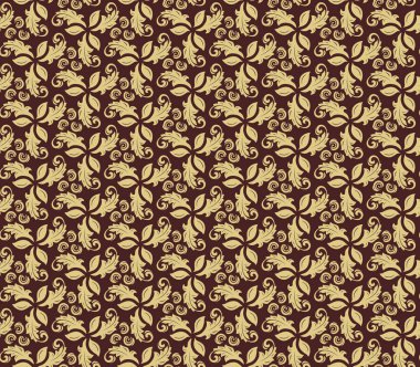 Çiçeksiz Kusursuz Vektör Deseni