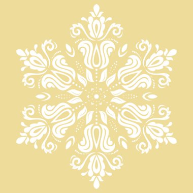 Klasik Biçimli Zarif Vektör Süslemesi