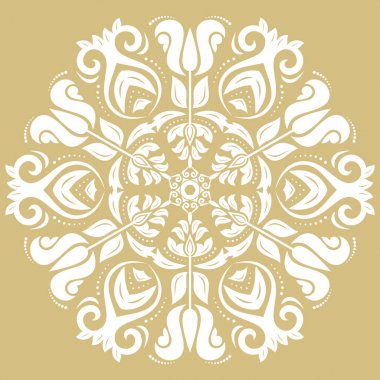 Doğulu Soyut Vektör Deseni