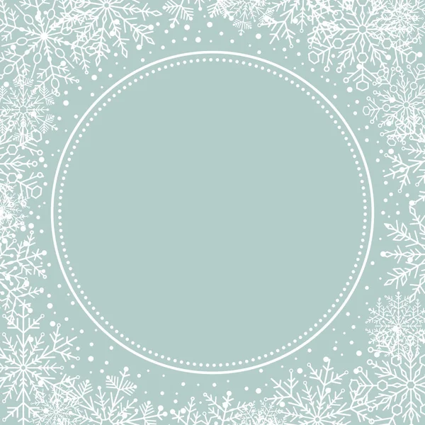 Winter Vector Greeting Card — Stock Vector