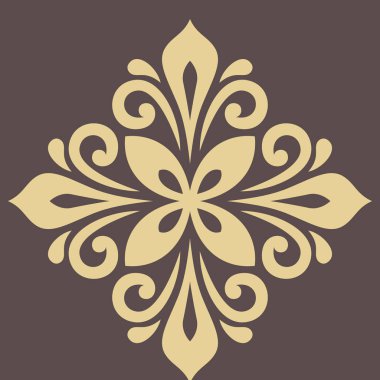 Doğulu Soyut Vektör Deseni