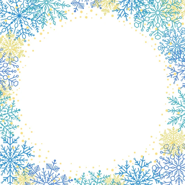 Carte de vœux vectoriel hiver — Image vectorielle
