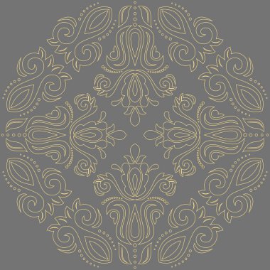 Klasik Biçimli Zarif Vektör Süslemesi