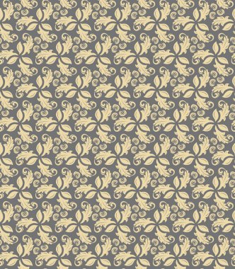 Çiçeksiz Kusursuz Vektör Deseni