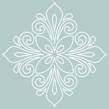 Klasik Biçimli Zarif Vektör Süslemesi