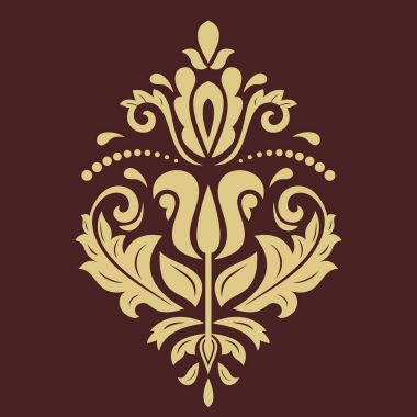 Klasik Biçimli Zarif Vektör Süslemesi