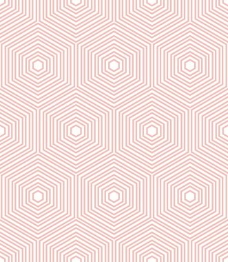 Altıgenli Kusursuz Soyut Vektör Deseni